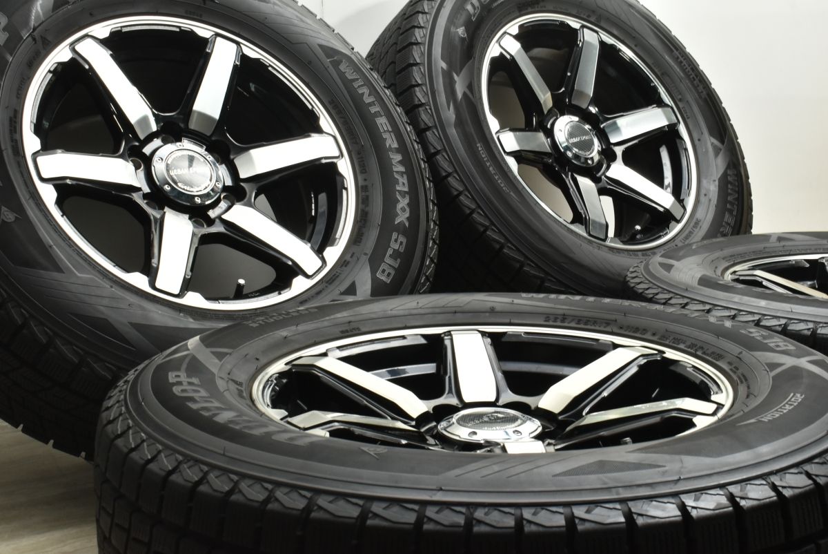 程度良好品 アーバンスポーツ 17 in 7 5 J 25 PCD 139 ダンロップ ウィンターマックス SJ 8 265 65 R プラド ハイラックス サーフ