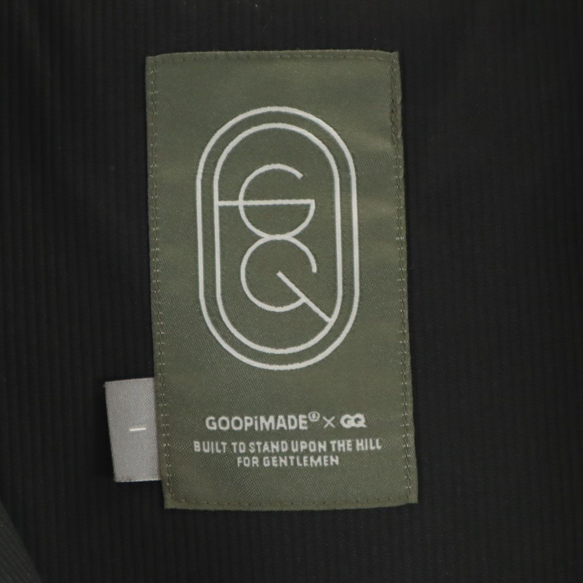 GOOPiMADE グーピーメイド ジャケット 人気 1 ブラック ×GQ メンズ