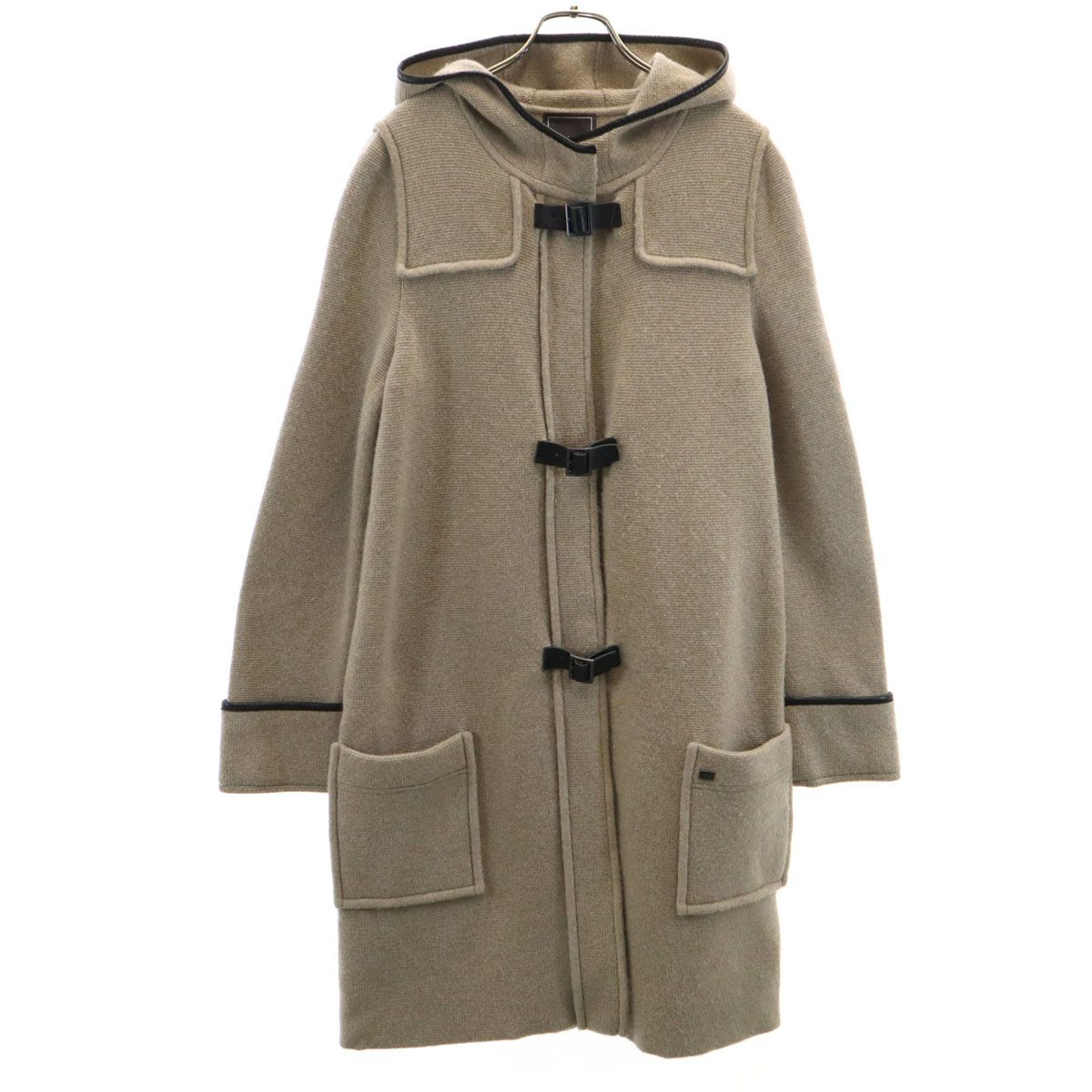 FOXEY フォクシー 日本製 カシミヤ100％ ニットコート 40 ベージュ系