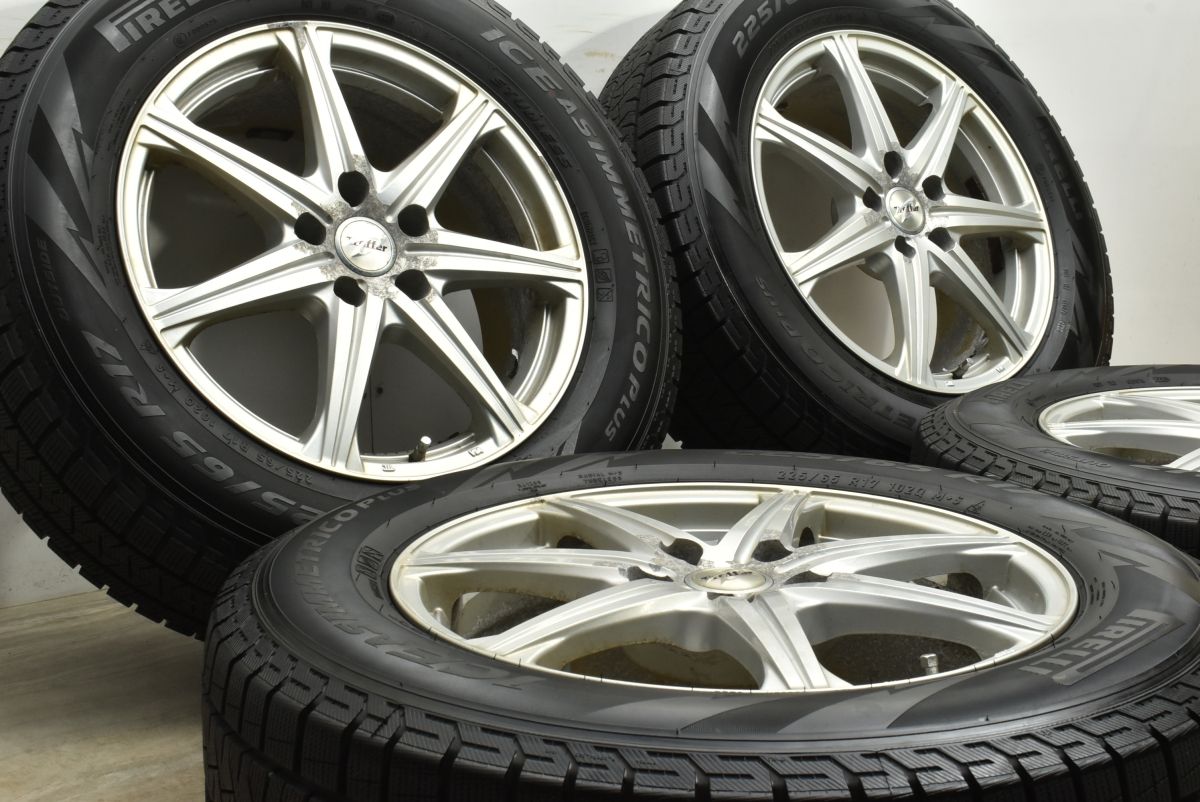 エクストレイル CX 5等に WEDS トレファー 17 in 7 J 40 PCD 114 3 ピレリ アイスアシンメトリコ プラス 225 65 R レガシィアウトバック