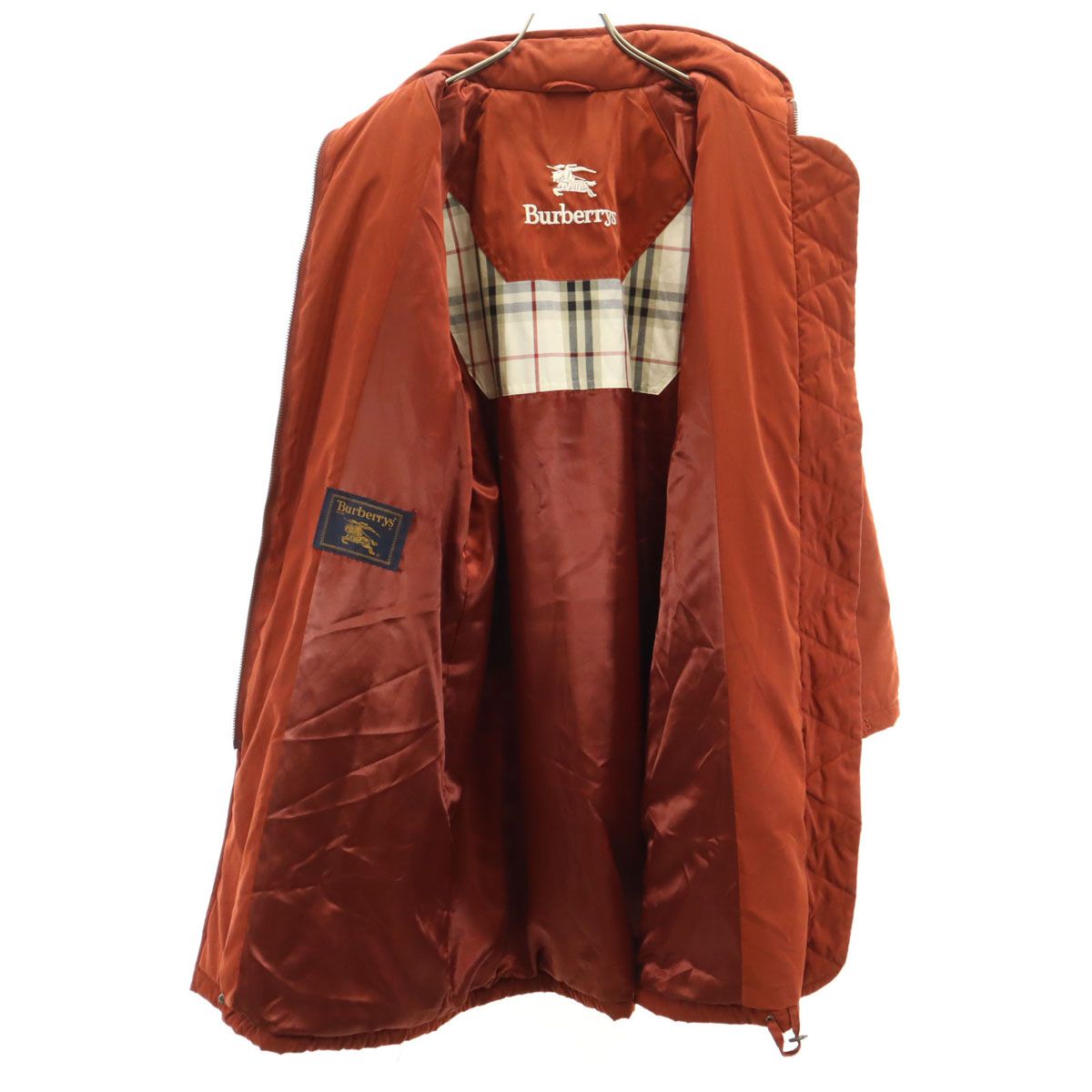Burberrys バーバリーズ 90s オールド 中綿コート 9AR オレンジ系 三陽