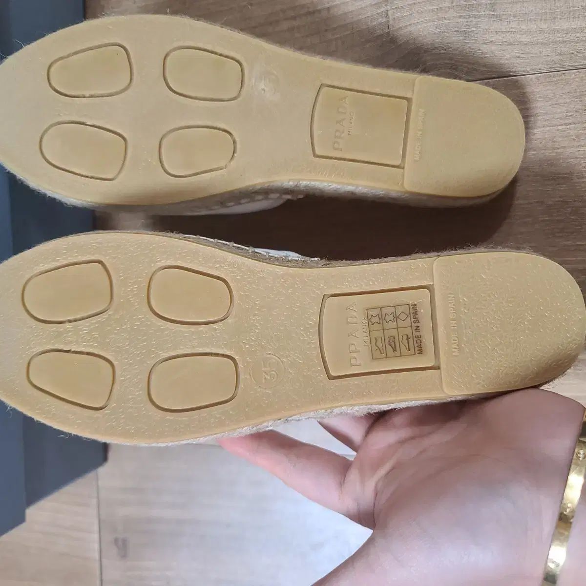  プラダ ホワイト エスパドリーユ ミュール スリッパ サンダル サンダル ミュール