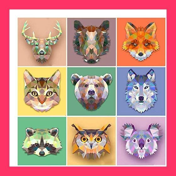 ダイヤモンドアートキット　まとめ売り 11点 おまけあり　動物　多め ダイヤモンドアートキット まとめ売り 11点 おまけあり 動物 多め