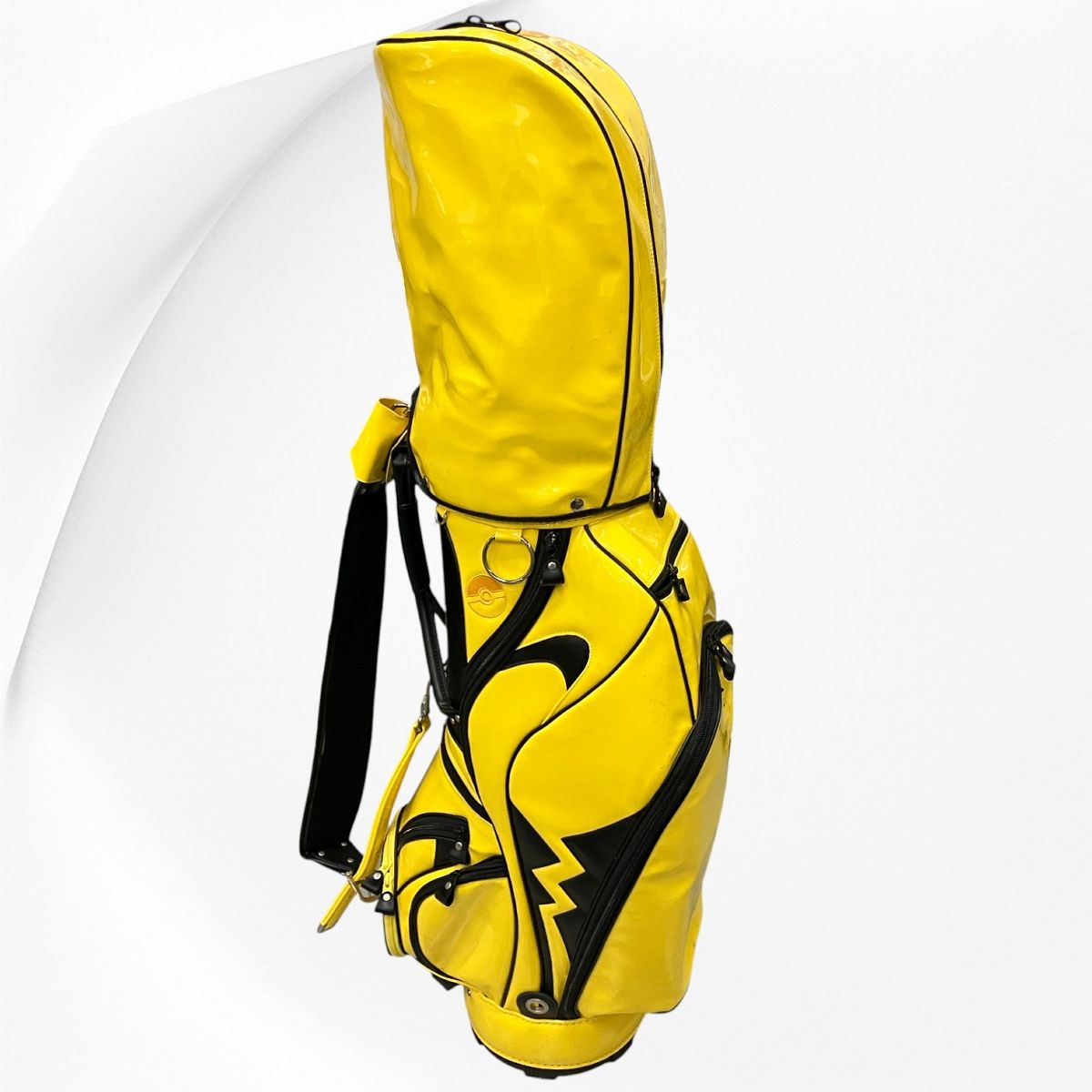 Pokemon Center ピカチュウ キャディバッグ 6分割 ポケットモンスター エナメル ゴルフ B10584196