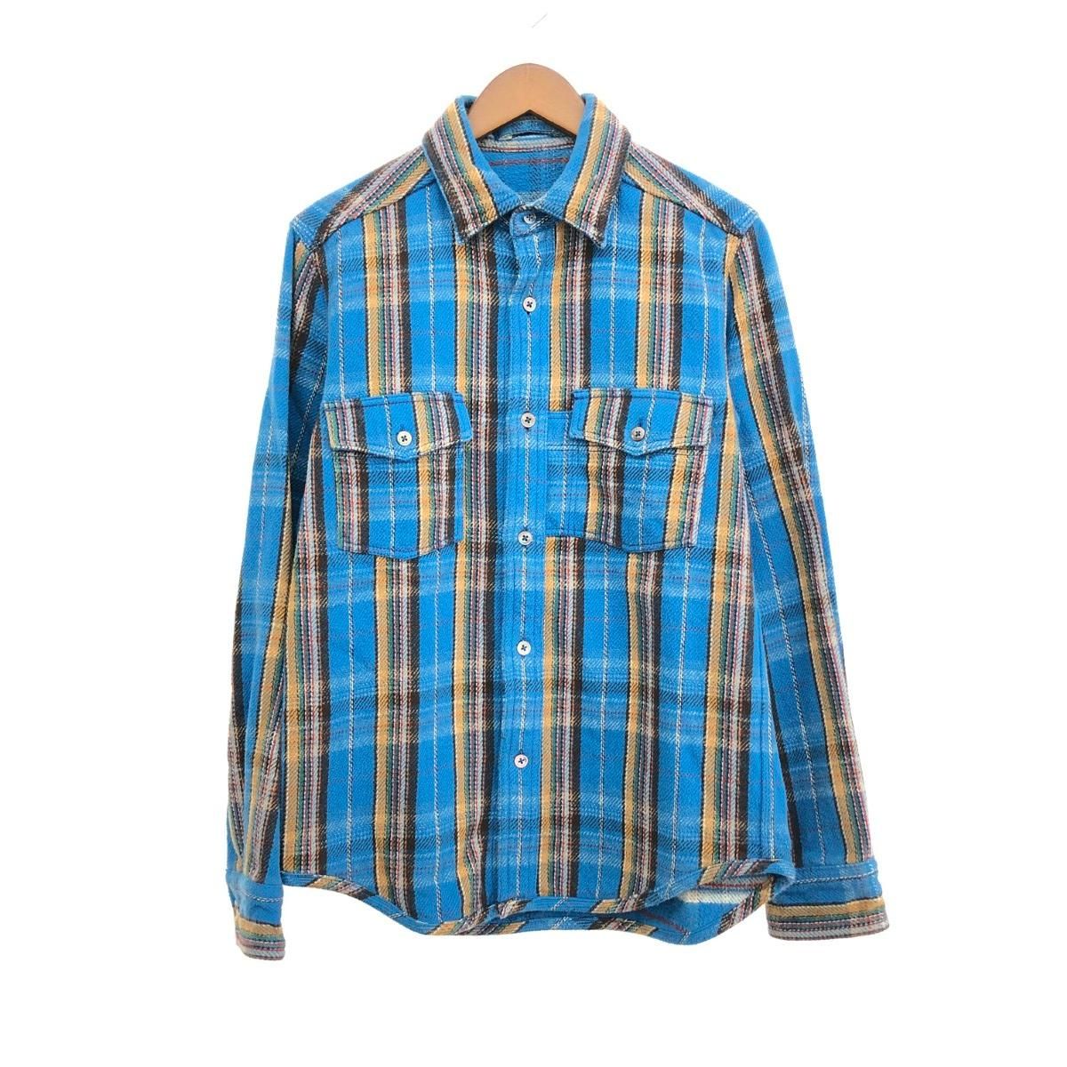 t*1様 ナイジェルケーボン　リバーシブル　ネルシャツ　サイズ46 ナイジェルケーボン リバーシブルチェックシャツ Nigel Cabourn