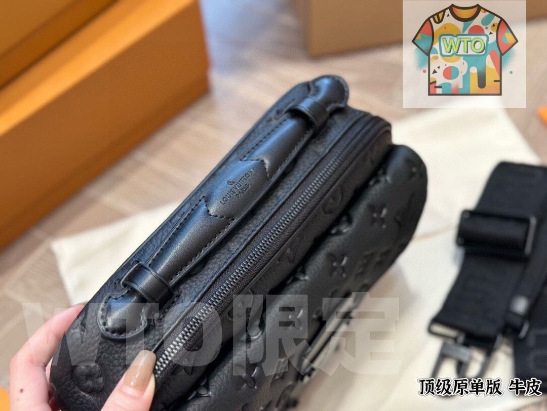 今日 LV S Lock Sling ルイ ヴィトン S Lock スリング モノグラム メンズバッグ 25×17cm -WTO輸入