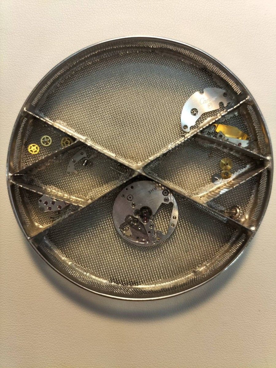  カルティエ マストタンク LM 681006 クォーツ Cal 81 SV 925 革 尾錠 SS ホワイトローマン文字盤 1982年頃～1995年頃 オーバーホール済み 仕上げ済み 腕時計(クォーツ) 腕時計(アナログ)