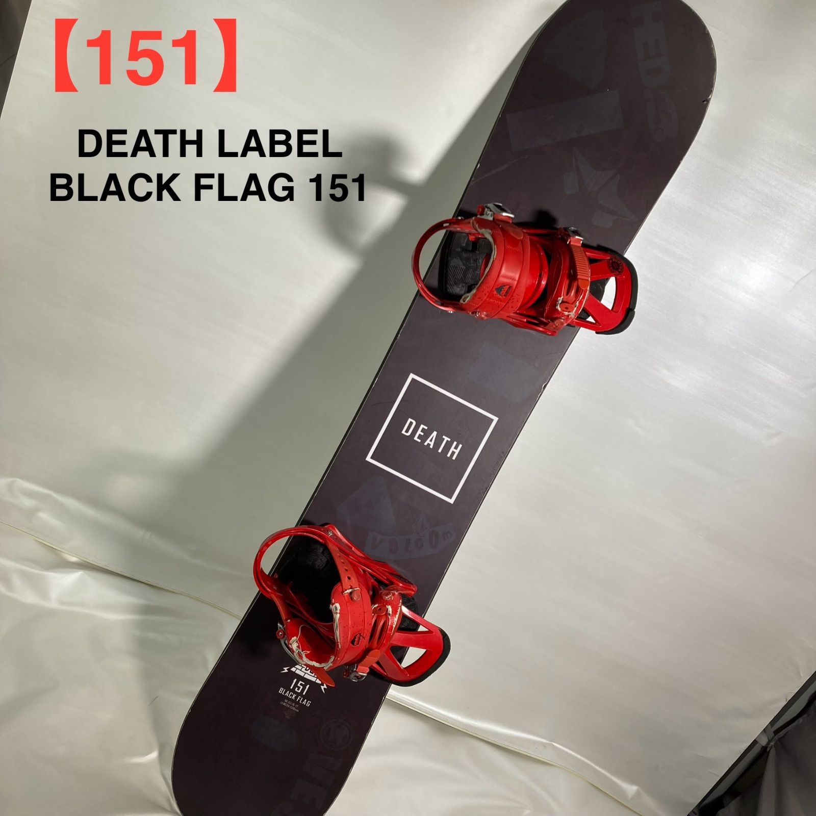151 DEATH LABEL BLACK FLAG 151