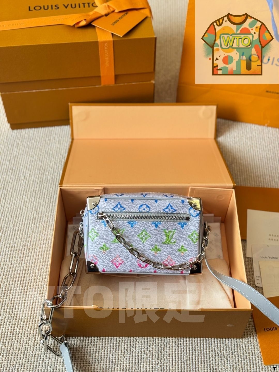 今日 LV ルイヴィトン 25 款 スプリング キャプセル ミニボックス ハンドバッグ 18×13cm