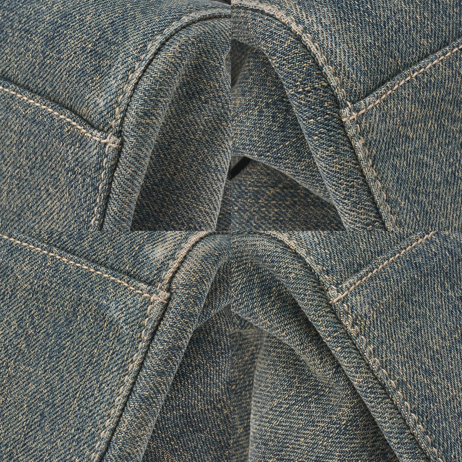 デニム×ラムスキン