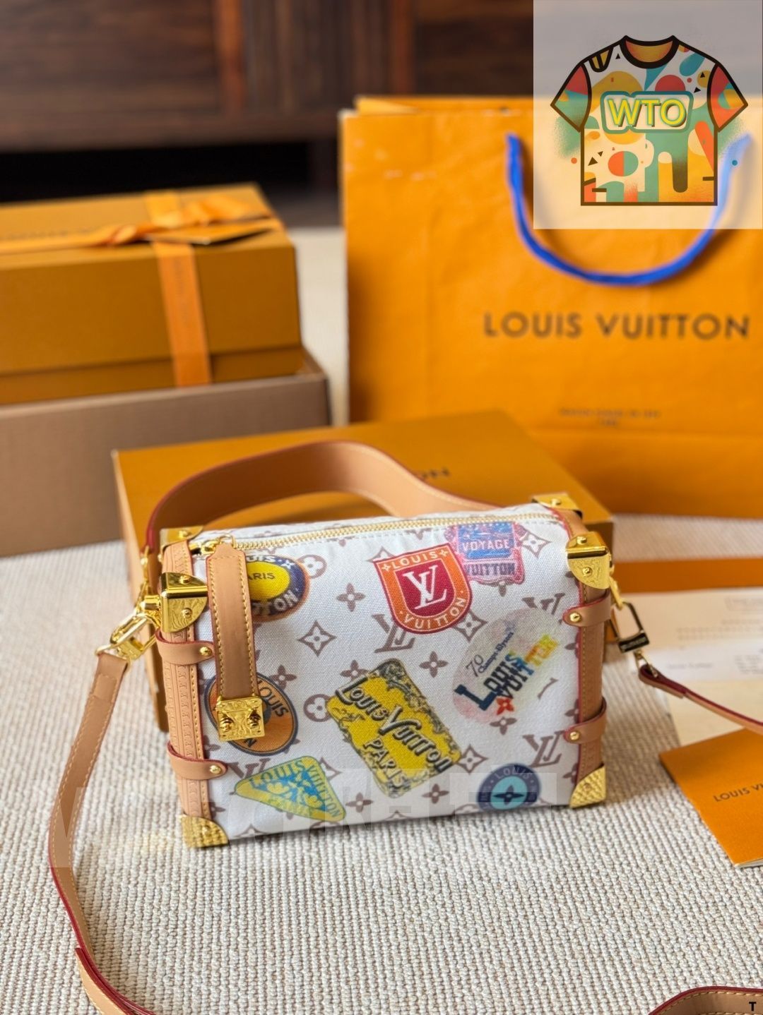 今日 Louis Vuitton Side Trunk ソフトボックスバッグ