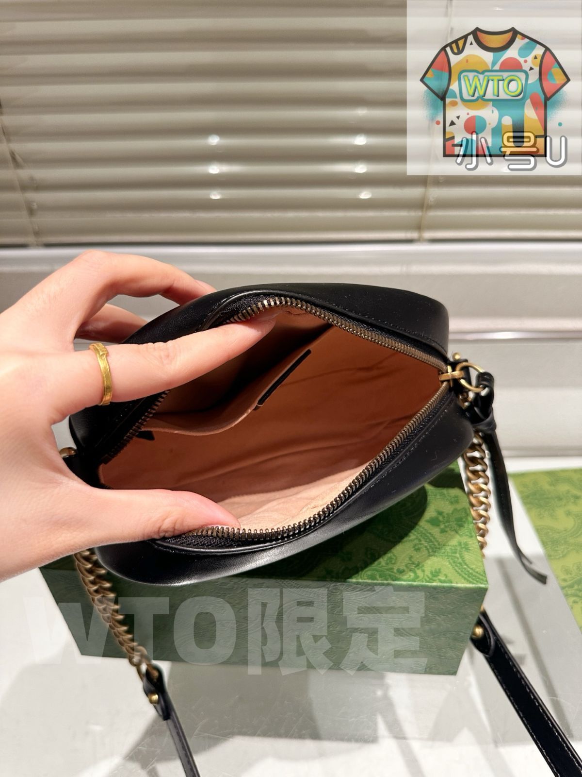  今日 Gucci Marmont カメラバッグ 19 cm 牛皮 ショルダーバッグ ショルダーバッグ