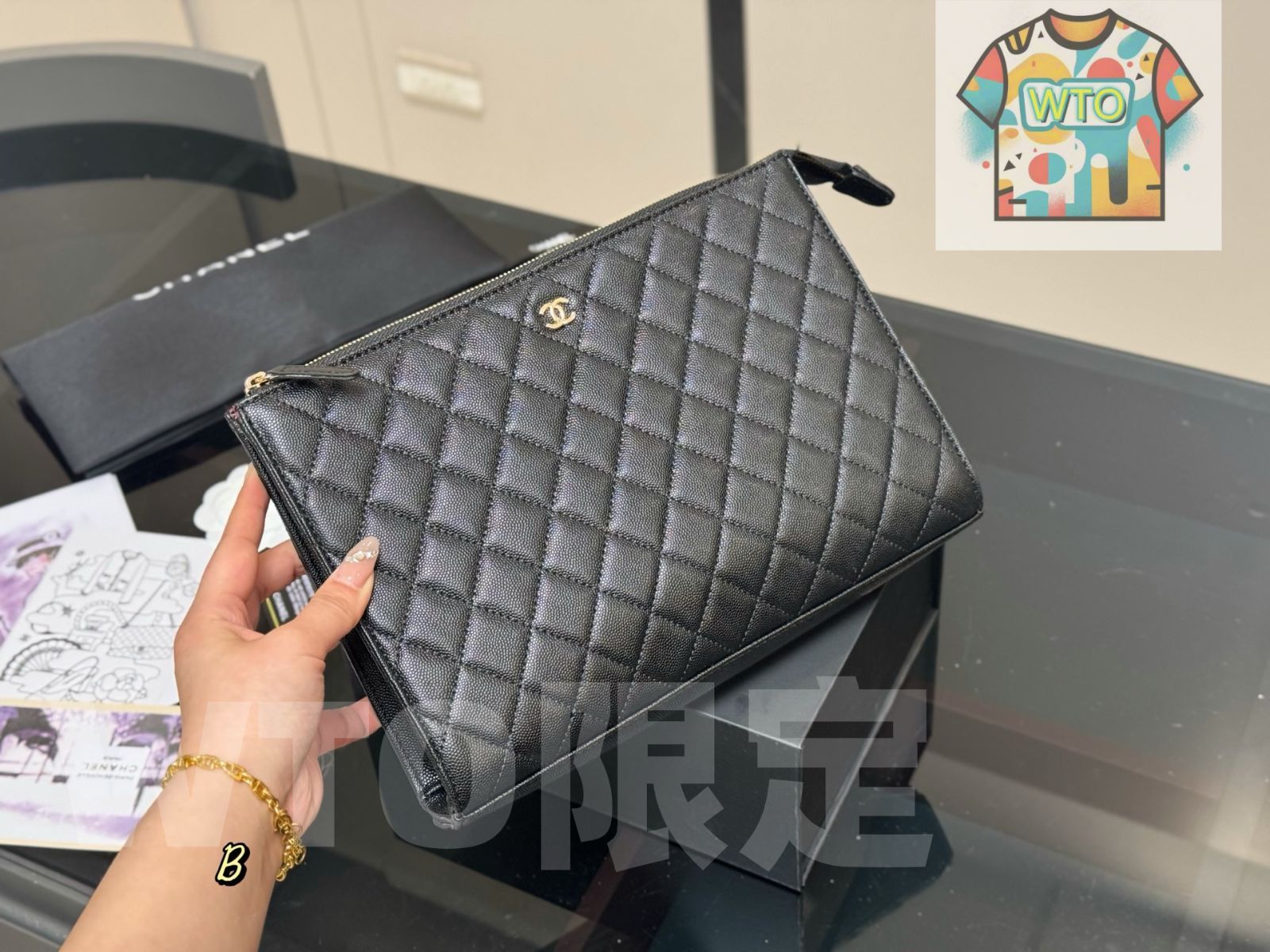今日 Chanel シャネル 25P ラージ ハンドバッグ 28×20cm