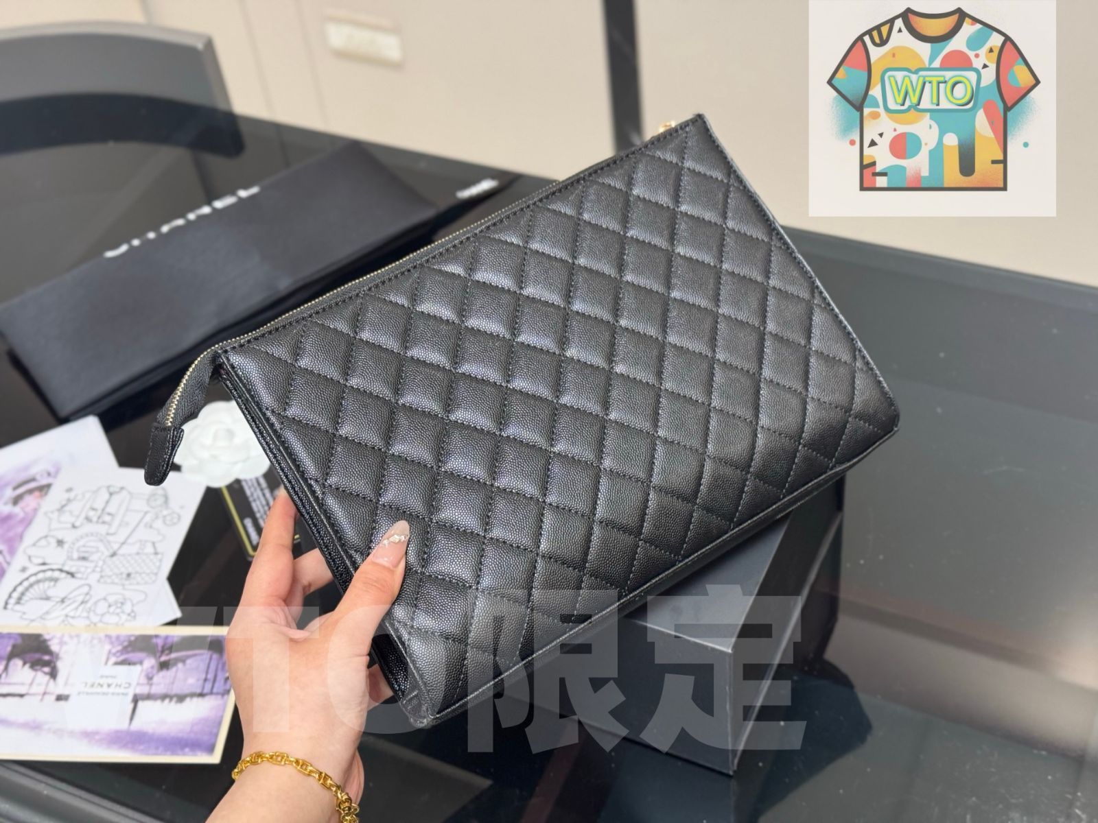 今日 Chanel シャネル 25P ラージ ハンドバッグ 28×20cm