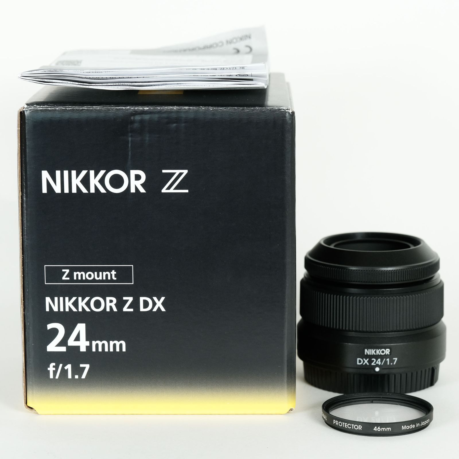 フィルター付 Nikon NIKKOR Z DX 24 mm f 1.7 Zマウント