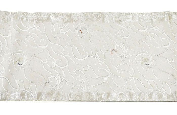 袋帯 新品 仕立て上がり 西陣 浅山織物謹製 明暉瑞鳥文 ローブデコルテ