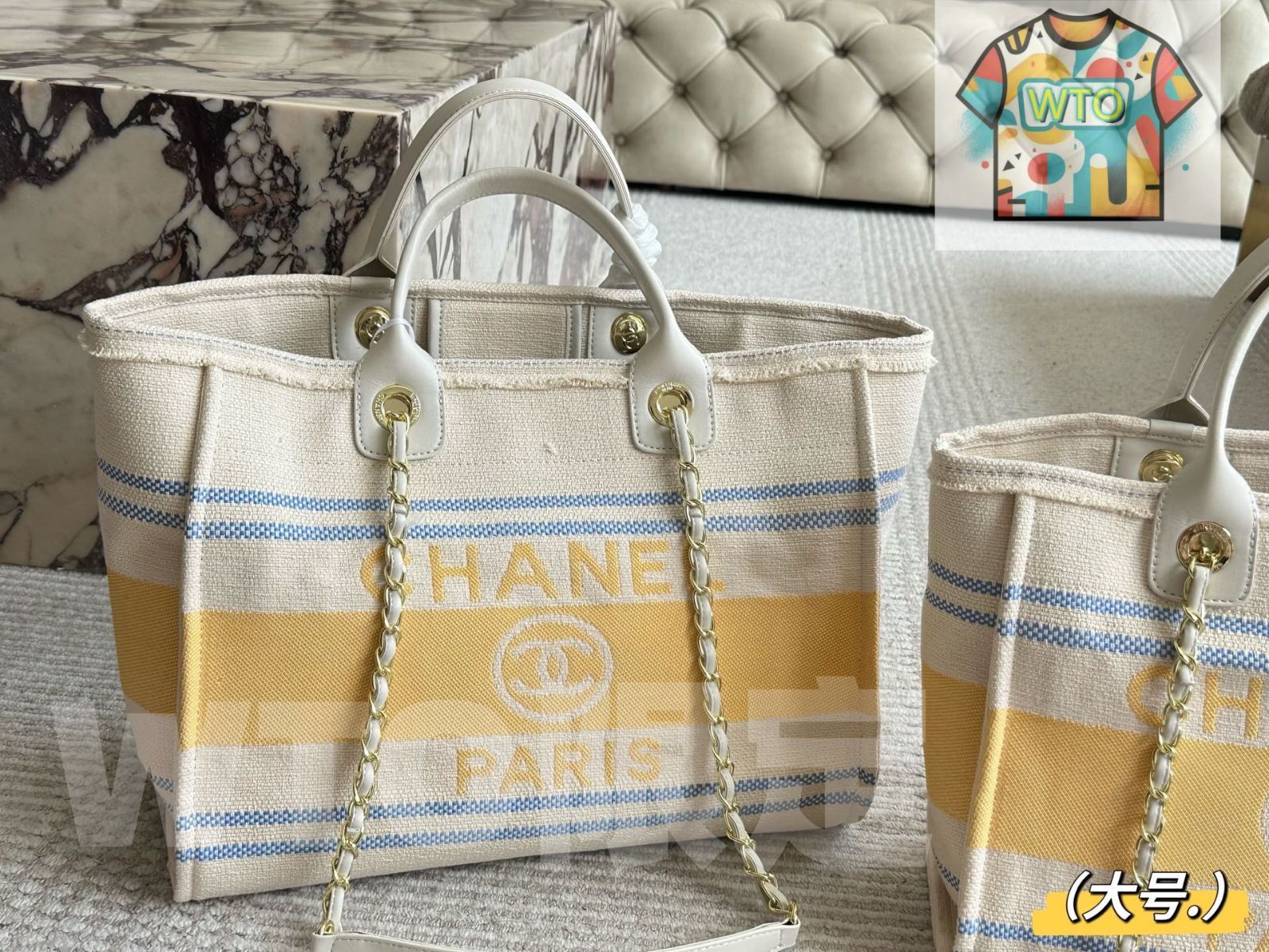 今日 Chanel 25C Pre-Spring Resort Collection Beach Tote シャネル 25C 早春リゾート ビーチトート-WTO輸入
