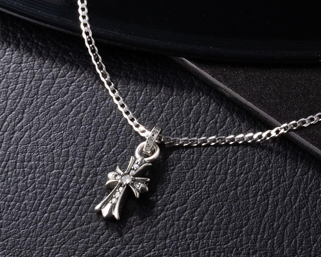 クロスチャーム シルバー925 ネックレス付 60cm メンズ レディース