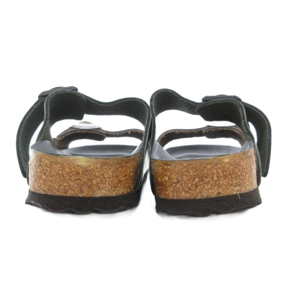  ビルケンシュトック リックオウエンス Rick Owens アリゾナ サンダル ストラップ 黒 ブラック シルバー 24 cm AE GY 30 AA サンダル サンダル ミュール