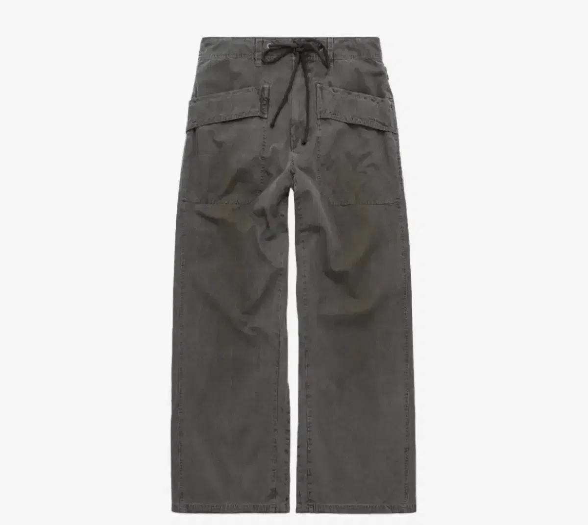 3 ポリテル パラパンツ ダーティーグレー002 フェイディドストライプ