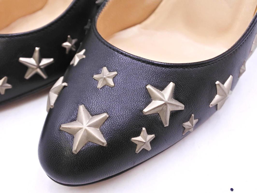 Jimmy Choo ジミーチュウ スタッズ ハイヒール パンプス size34/黒