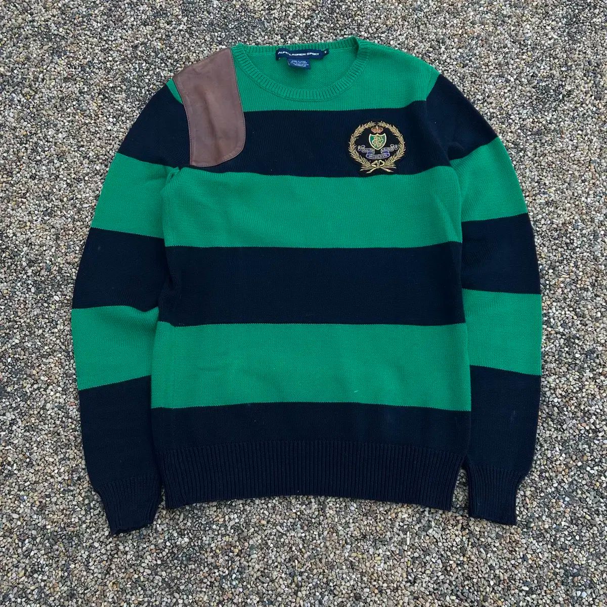 ポロラルフローレン シールドロゴ コットンニット