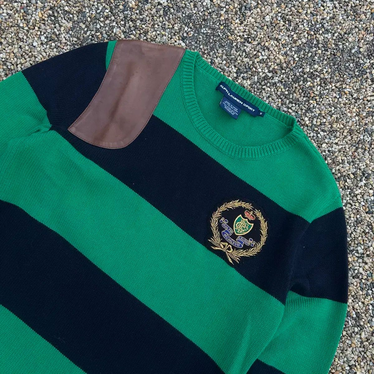 ポロラルフローレン シールドロゴ コットンニット