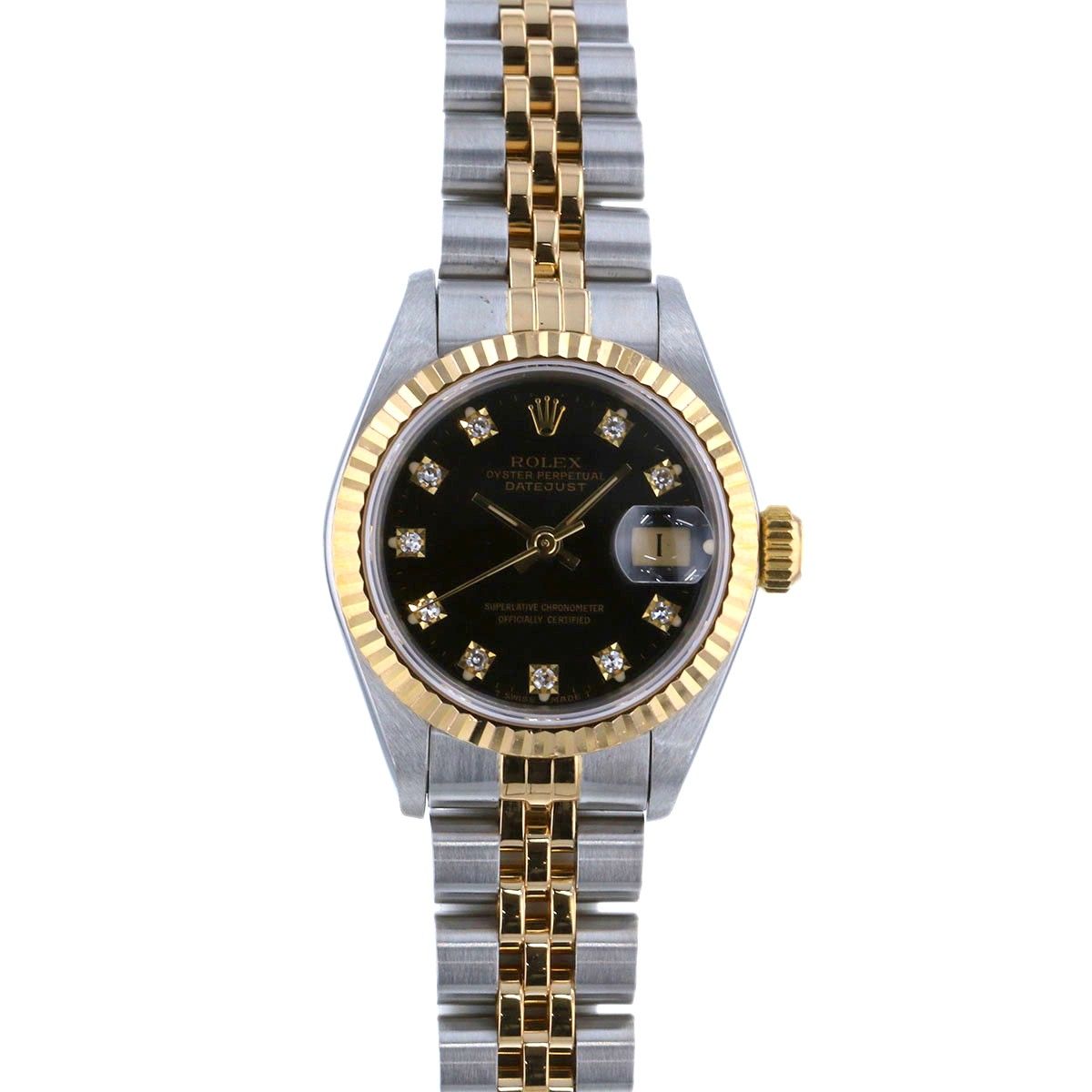 ROLEX ロレックス デイトジャスト 自動巻き 10Pダイヤ 腕時計 69173G