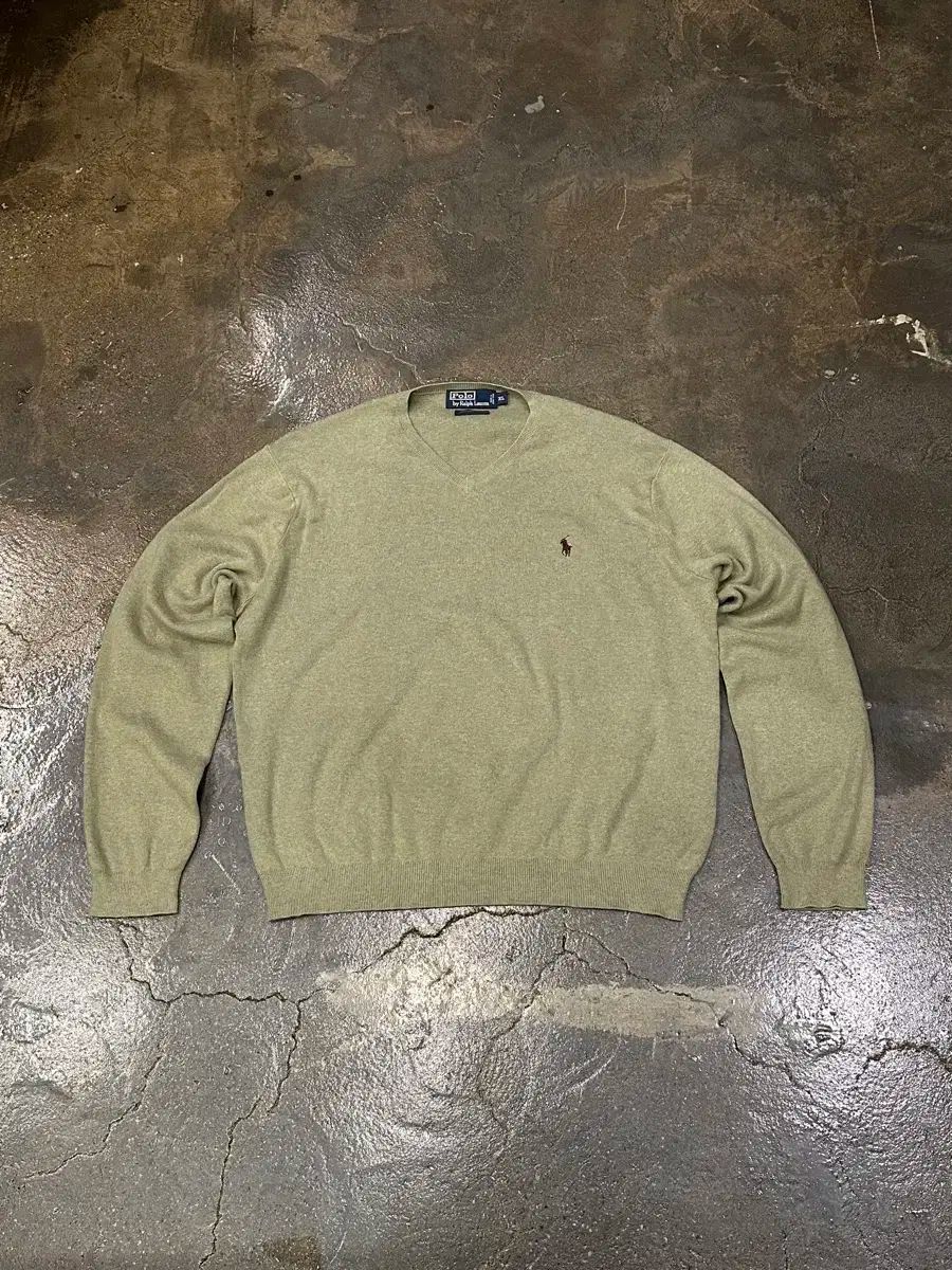 ポロラルフローレン Vネック ニット XL