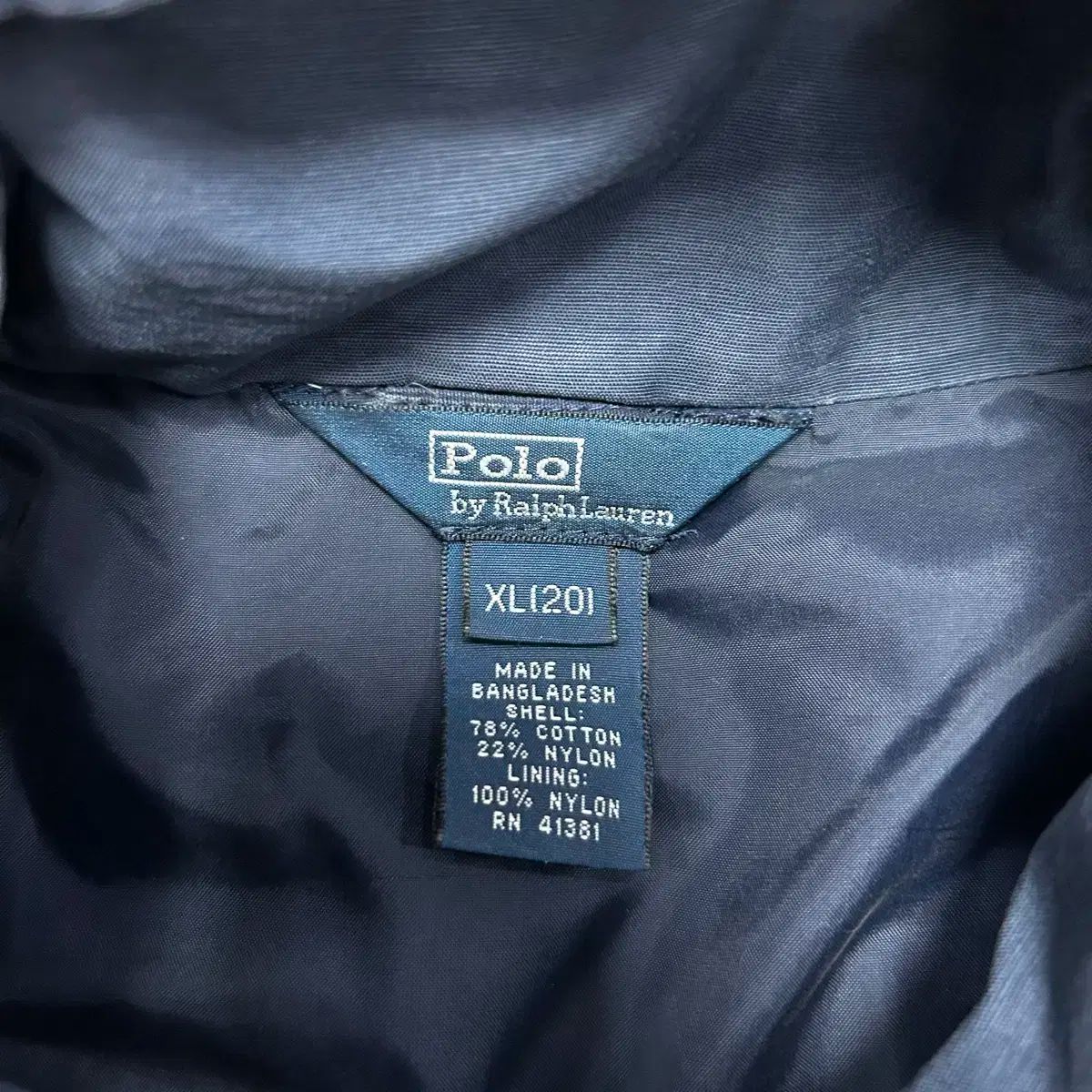 ポロ ヴィンテージ ウォッシュ フードジャケット XL 20
