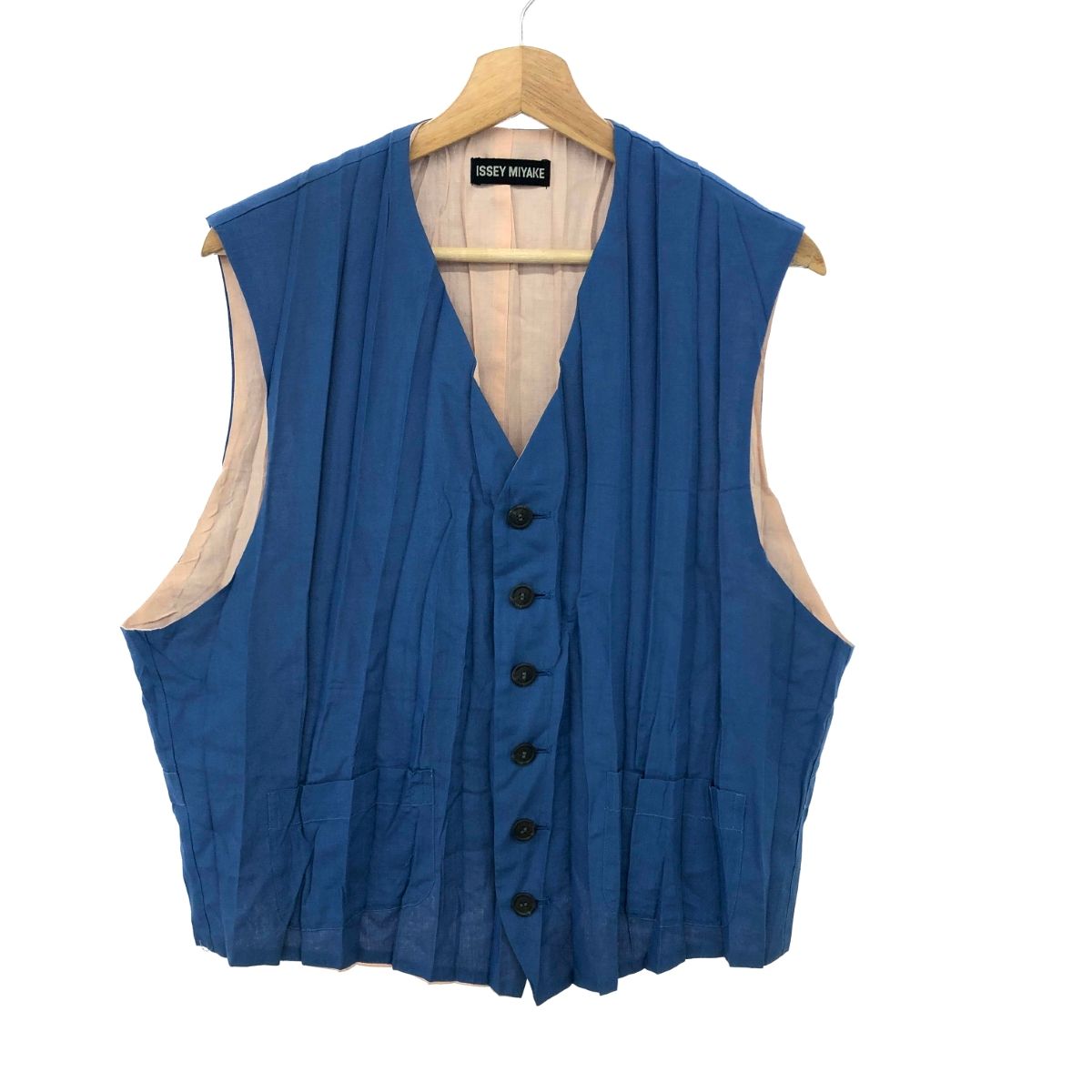 ISSEY MIYAKE MEN イッセイミヤケメン プリーツベスト サイズ:M 90S