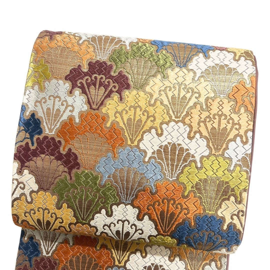 袋帯　乱菊　白地　金糸　華やか　着物　021a d 袋帯 乱菊 白地 金糸 華やか 着物 021a d 袋帯 乱菊 白地 金糸 華やか