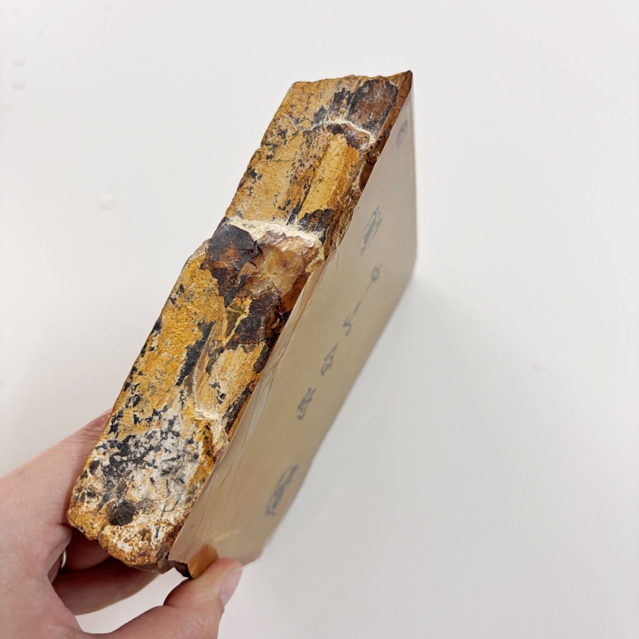 1025g 硬さ4 巣板 焼き模様 中山合砥 正本山 京都 天然砥石