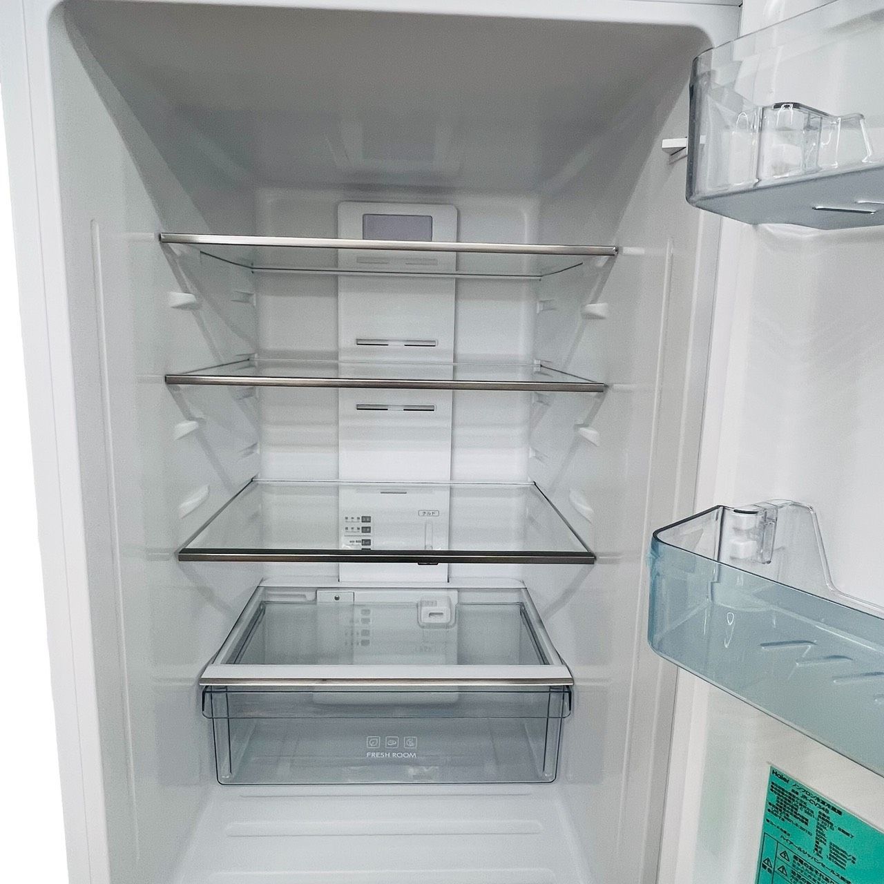 【レガストック川崎本店】【極美品】Haier ハイアール 335L SLIMORE スリモア ノンフロン冷凍冷蔵庫 スリムボディ リネンホワイト JR-CV34B 2023年製 冷蔵庫 SLIMORE（スリモア） リネンホワイト JR-CV34B(W) [幅54cm
