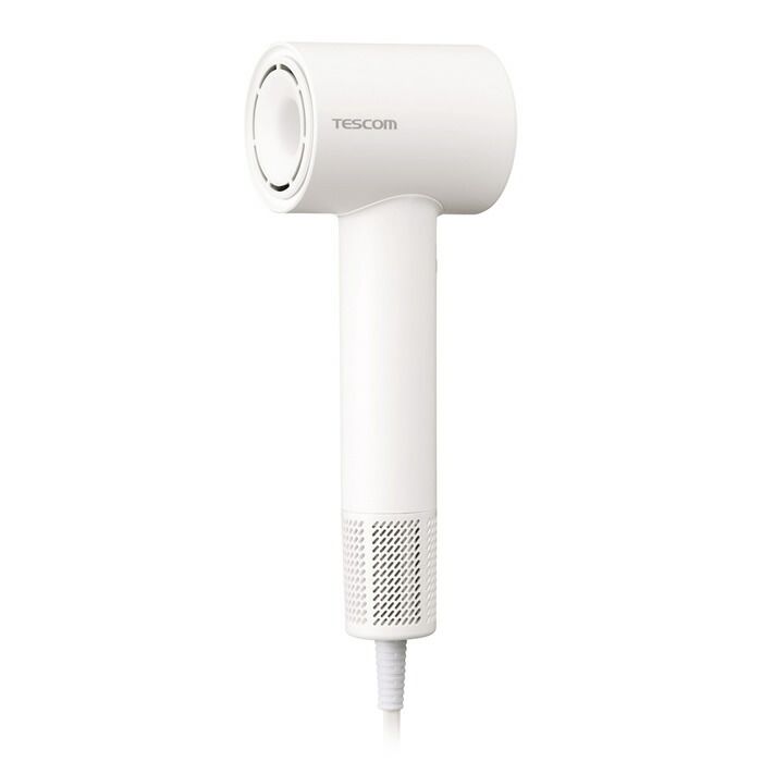 テスコム マイナスイオン ヘアドライヤー TD760A-W ホワイト TESCOM 軽い 軽量 コンパクト デザイン 時短 早い 静か 低騒音 ブラシレス DC モーター 温冷自動切替