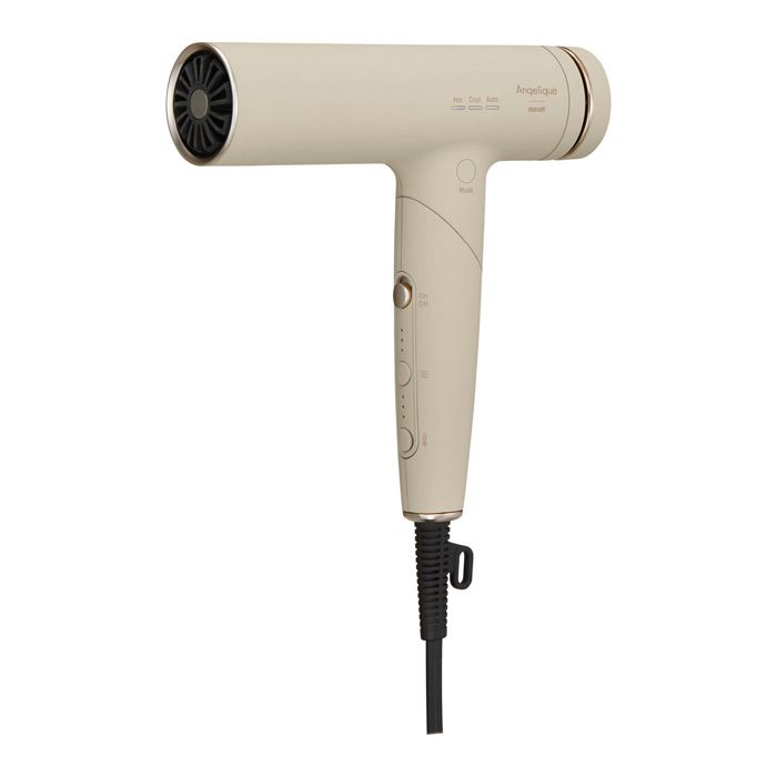 マクセル Angelique アンジェリーク プラズマイオンヘアドライヤー MXDR-700A-BE ベージュ パワフル スリム コンパクト 温冷モード搭載 スタイリッシュ プラズマイオン ヘアドライヤー 軽量