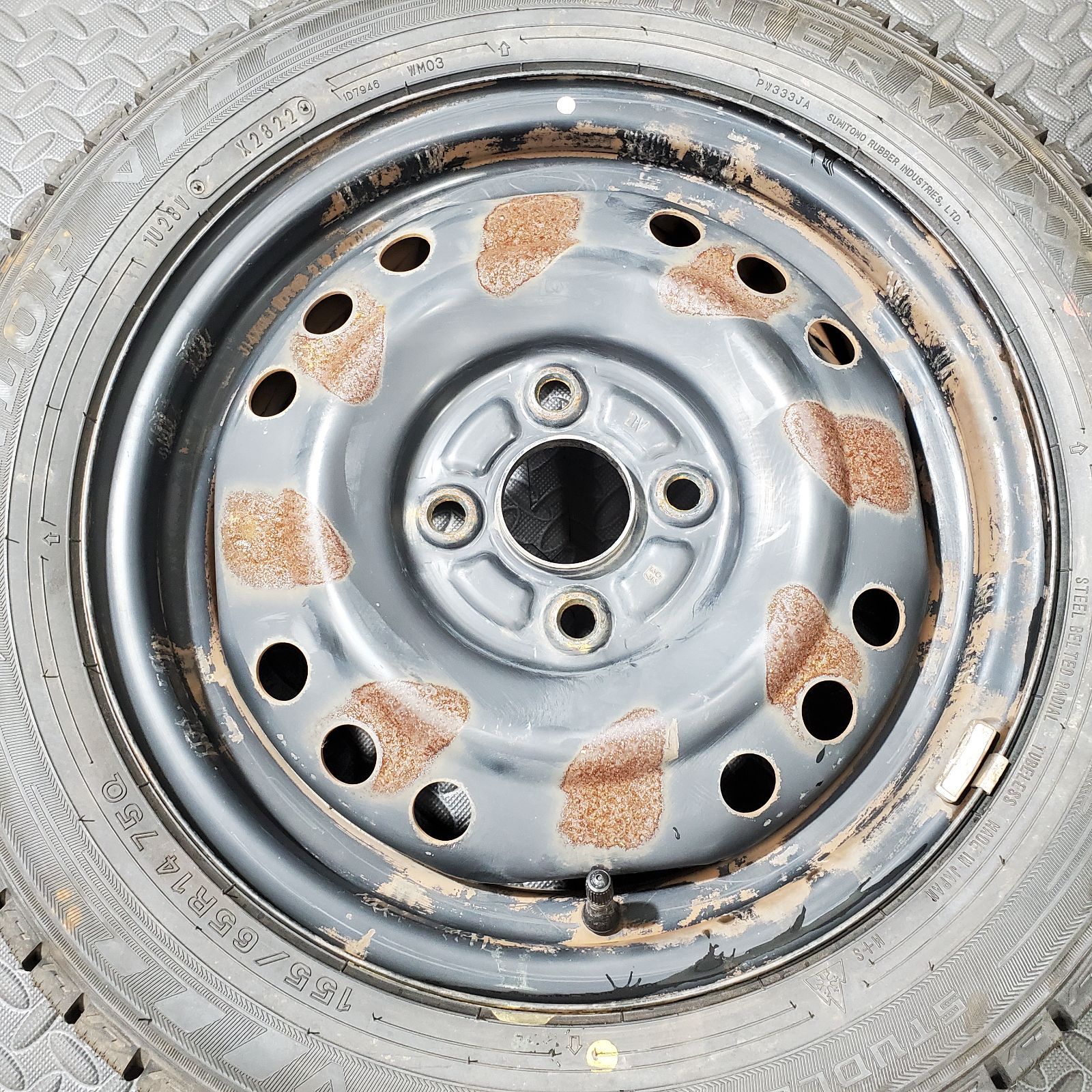 22年製 155 65 R 14 ダンロップ ウィンターマックス WM 03 ダイハツ タント ムーヴ ミラ コンテ スタッドレスタイヤ 1197