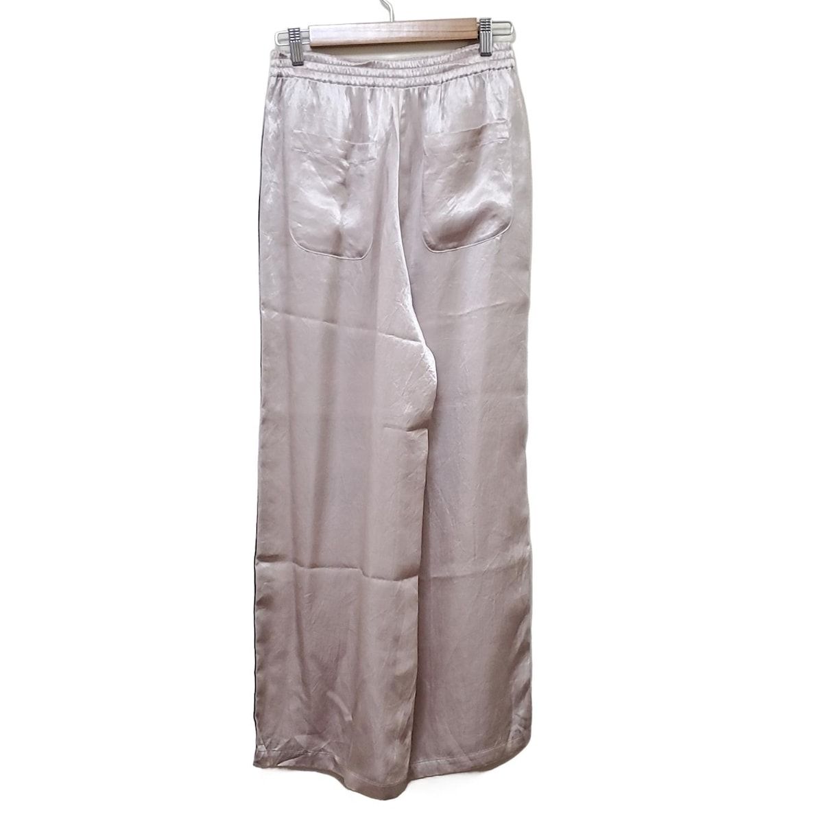 ヒステリックグラマー パンツ サイズS レディース - ベージュ×黒×ダークグレー フルレングス DIZZY-MILKY ウエストゴム