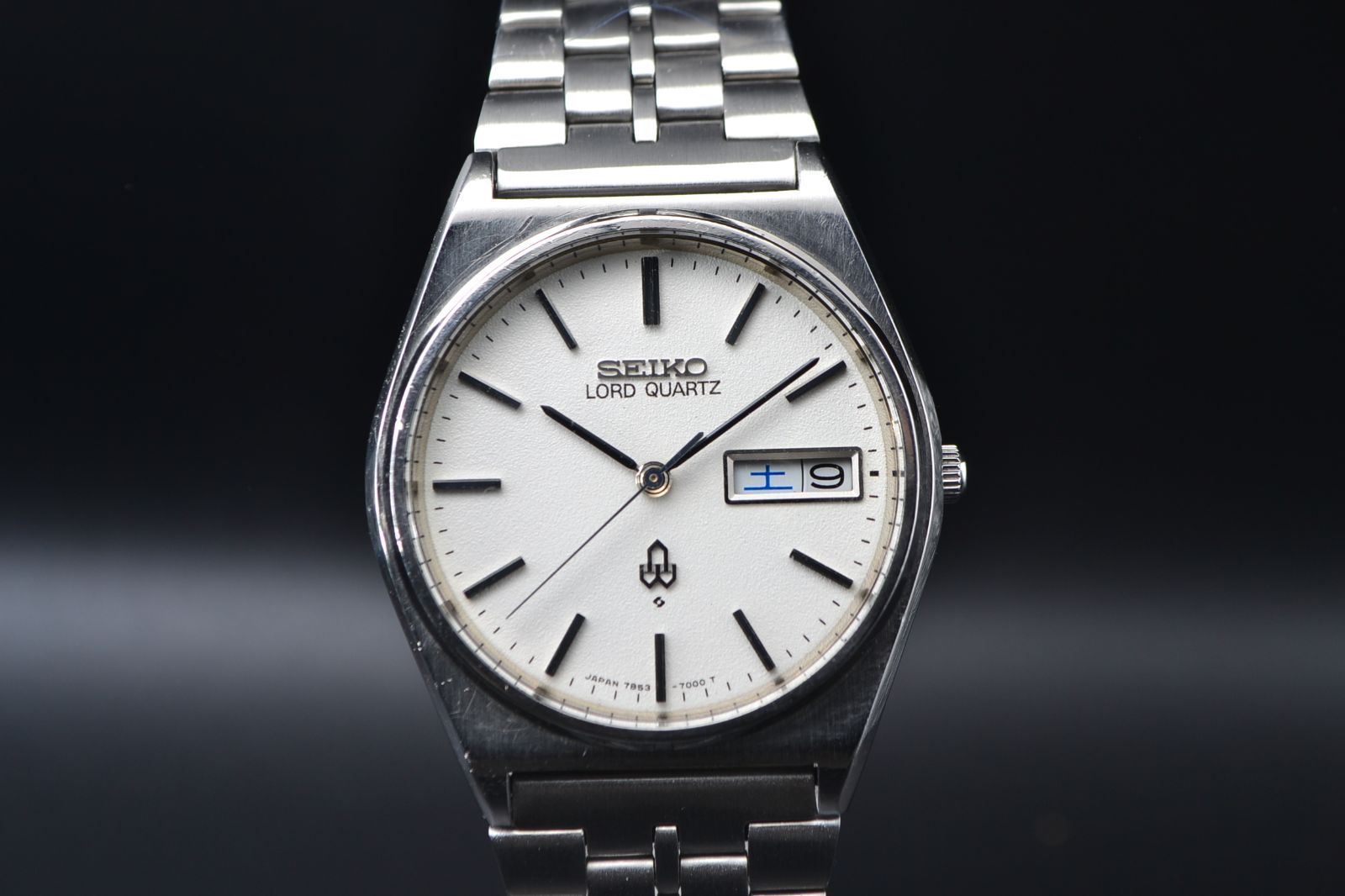 OH済 SEIKO ロードクォーツ ホワイト 7583 ビンテージクォーツ