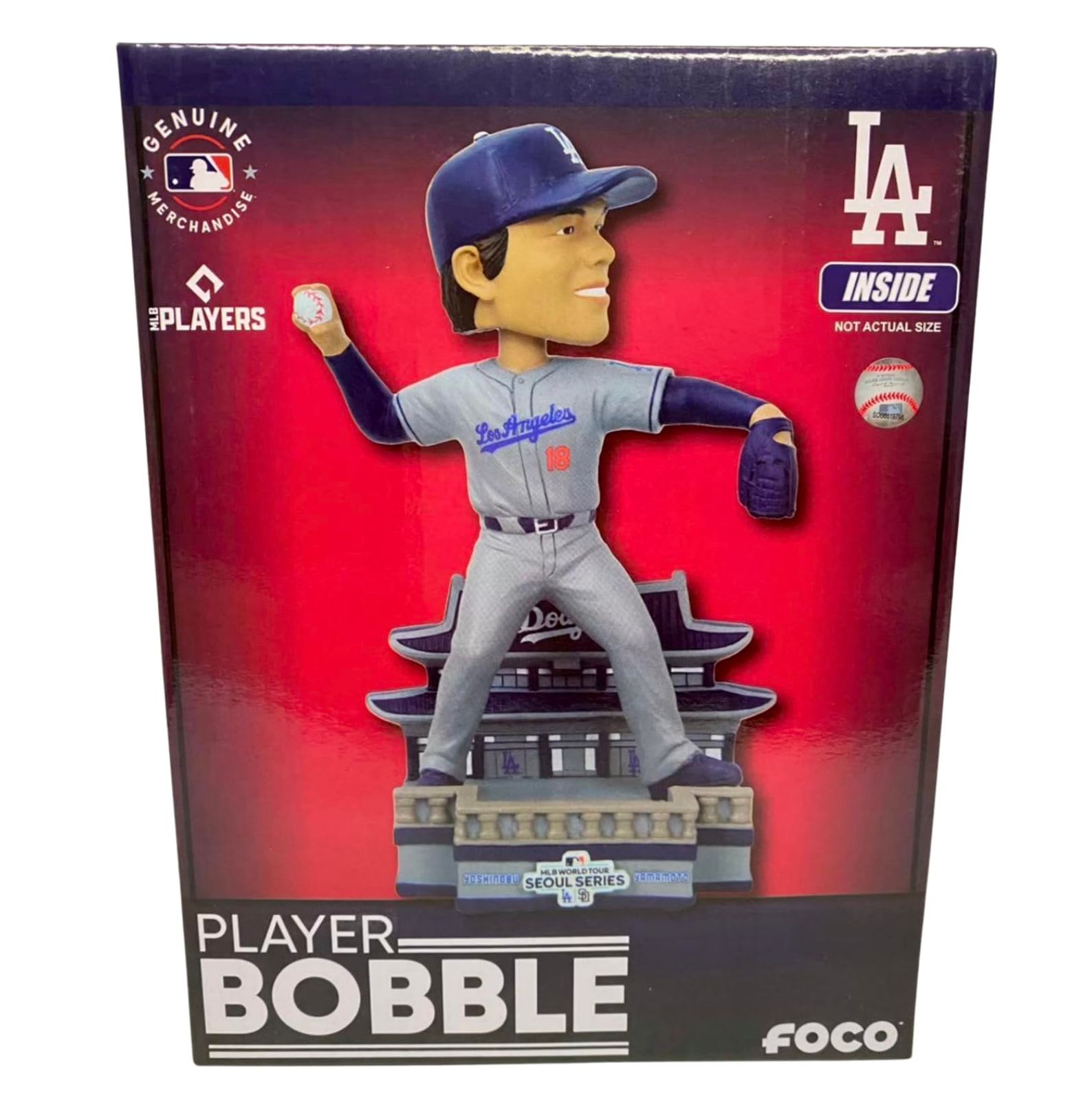 FOCO 山本由伸 ボブルヘッド ドジャース MLB 公式グッズ 野球 LA 開幕