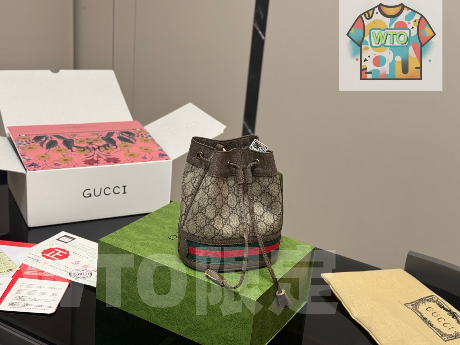 今日 Gucci Ophidia Bucket Bag 16×19cm グッチ オフィディア バケツバッグ 16×19cm