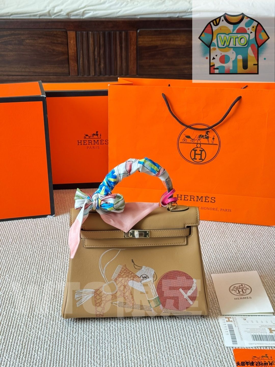 今日 Hermes Kelly25 クリームホワイト ドーディング モデル Inandout