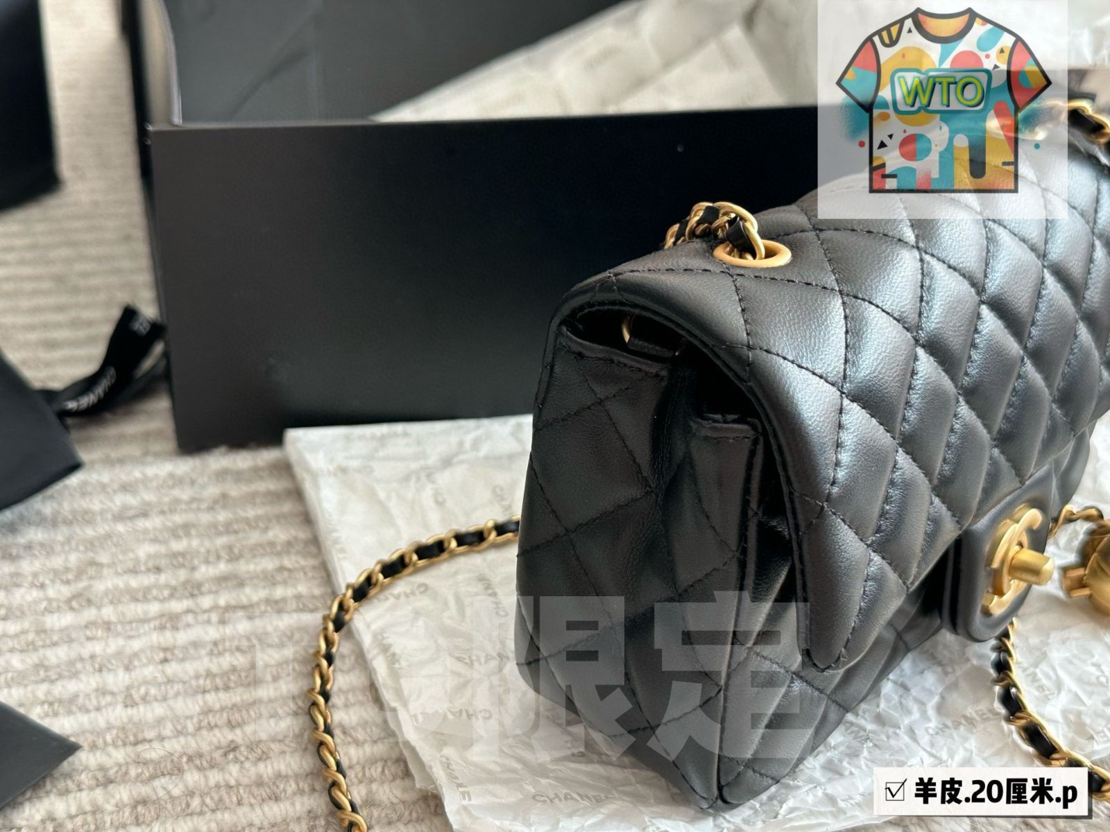 今日 Chanel G en Ball CF20 Black シャネル ゴールデンボール CF20 ブラック