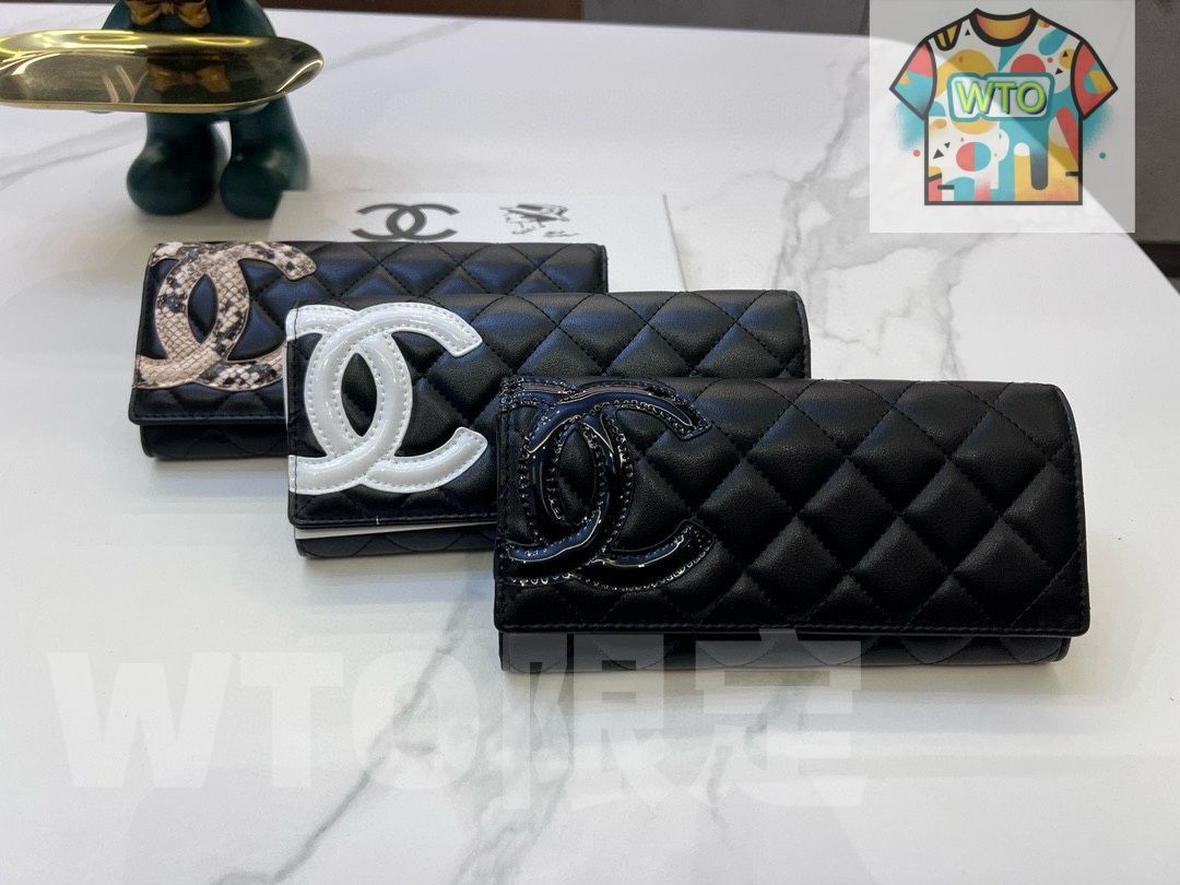 シャネル レディース ウォレット 2012 シープレザー ブラック 最新モデル -WTO輸入1