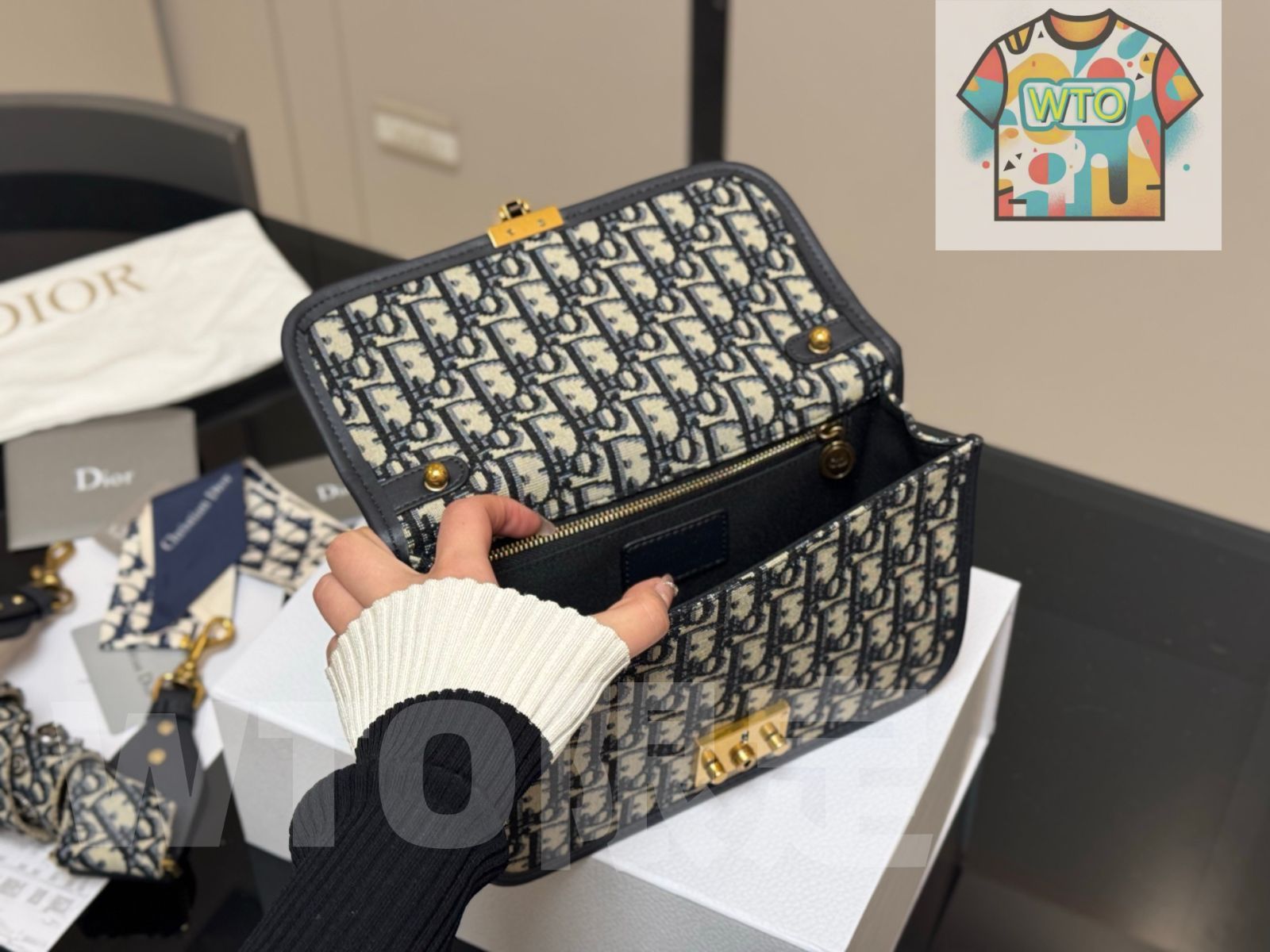  今日 Dior Addict Oblique Messenger Bag アディクト オブリーク メッセンジャーバッグ ショルダーバッグ ショルダーバッグ