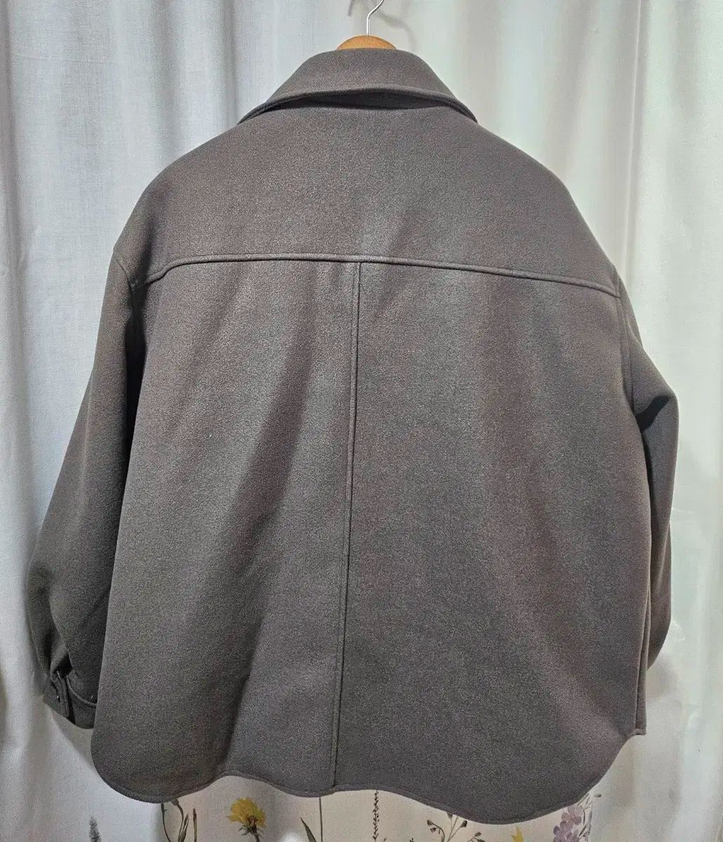 EASY NO EASY シャツ型 ハンティング ジャケット グレー サイズ1