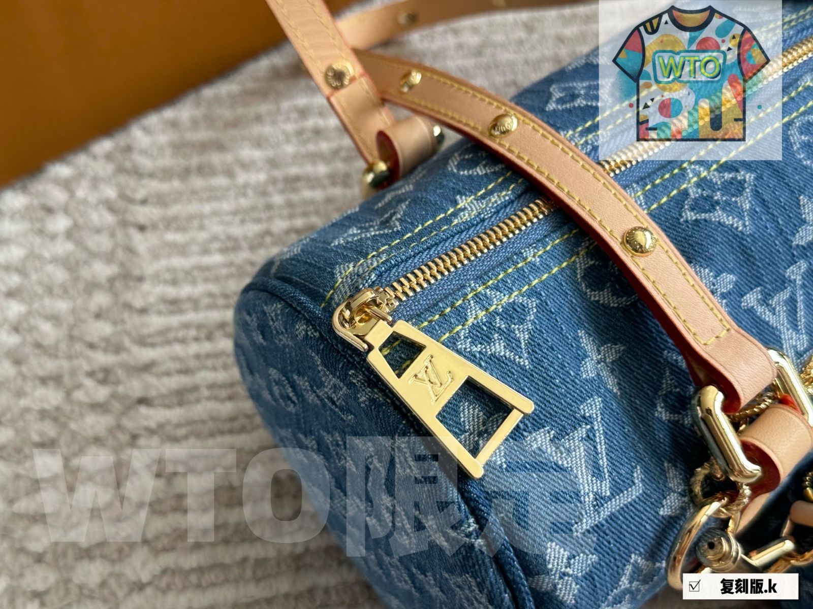今日 LV Louis Vuitton 24 Denim Monogram Papillon Set デニムモノグラム パピヨン シングルショルダーバッグ
