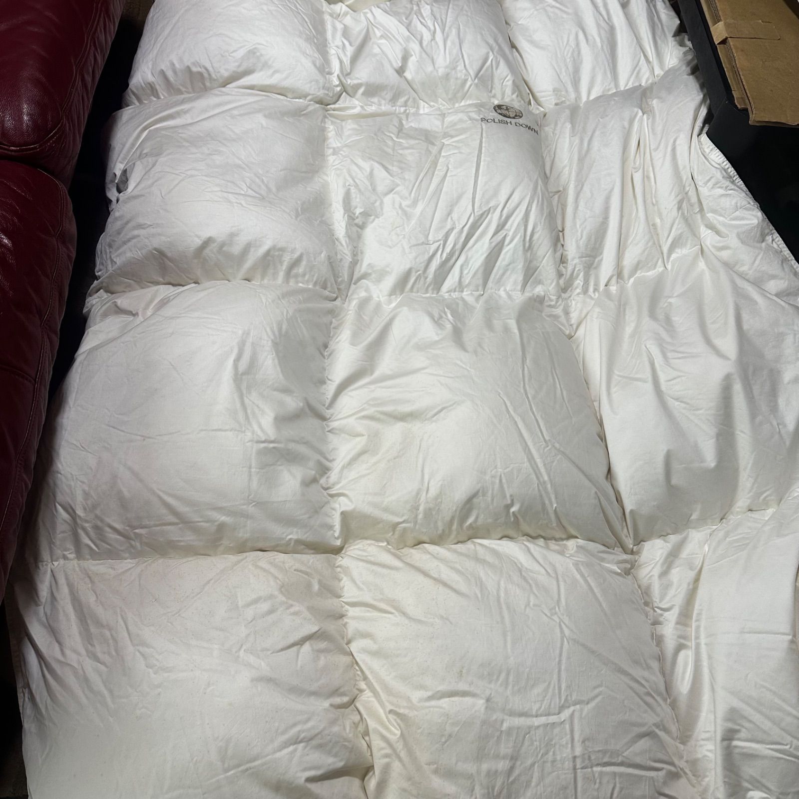 西川 羽毛掛け布団 シングルサイズ