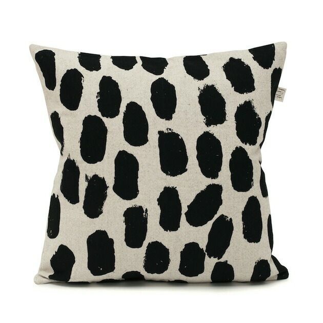 【新品】 クッションカバー FINE LITTLE DAY | DOTS - BLACK (no.1630-BL) | クッションカバー ha81247144