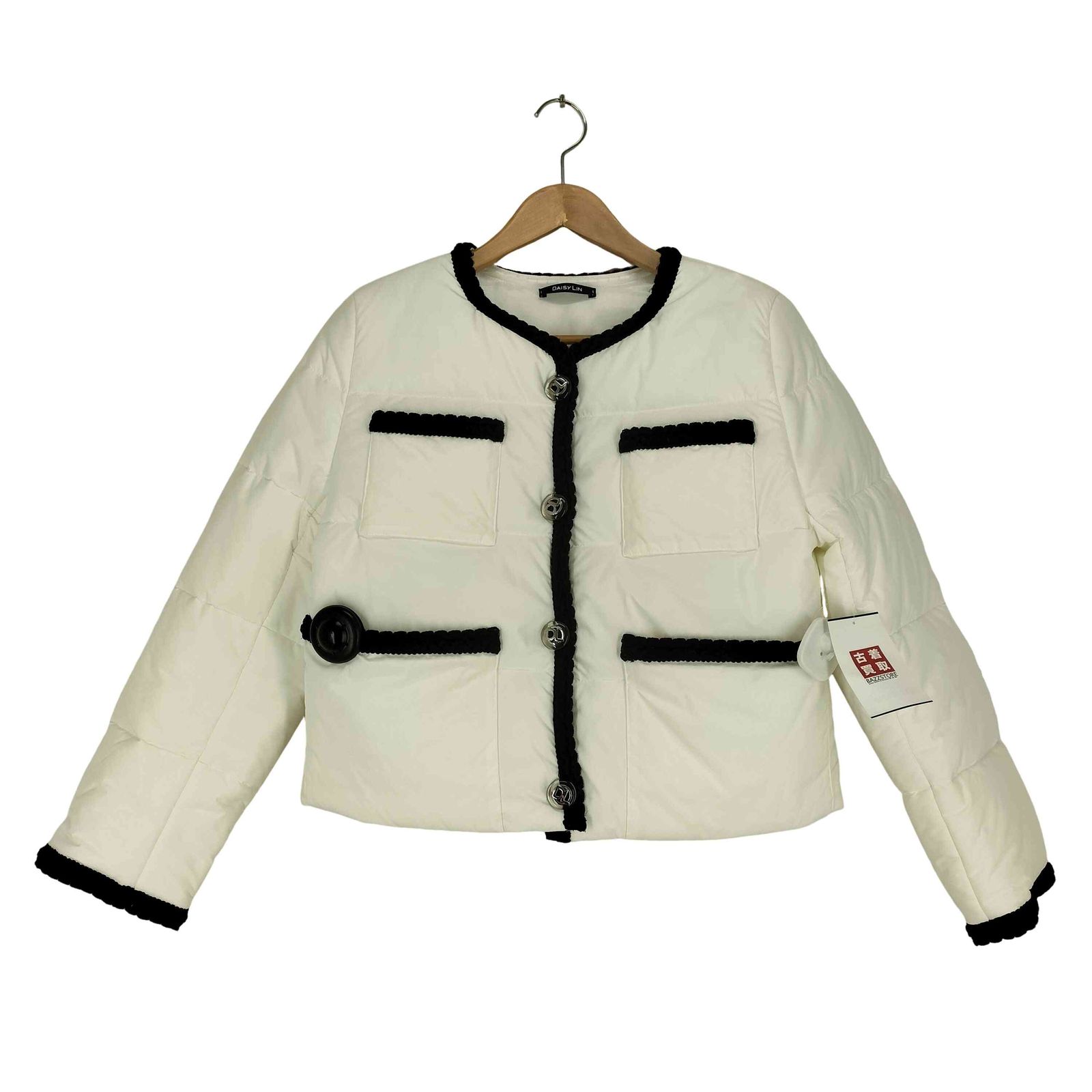 フォクシー FOXEY DAISY LIN for FOXEY ニット切替ノー ジャケット レディース 38